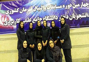 فینالیست مقتدرانه تیم والیبال بانوان ورزش و جوانان یزد