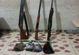 سه شکارچی غیرمجاز در بیله سوار دستگیر شد