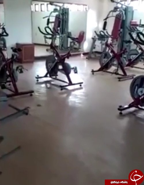 شبح ورزشکار در باشگاه بدنسازی
