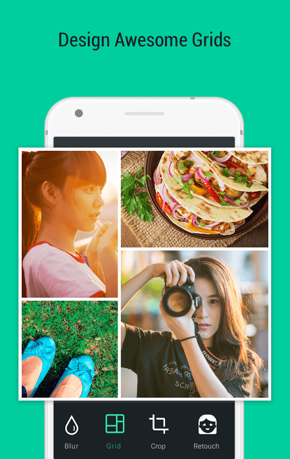 دانلود Photo Grid برای اندروید و ios / بهترین و کامل ترین نرم افزار کلاژ و ویرایش عکس