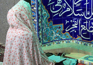 استقبال بانوان مازندرانی از اعتکاف
