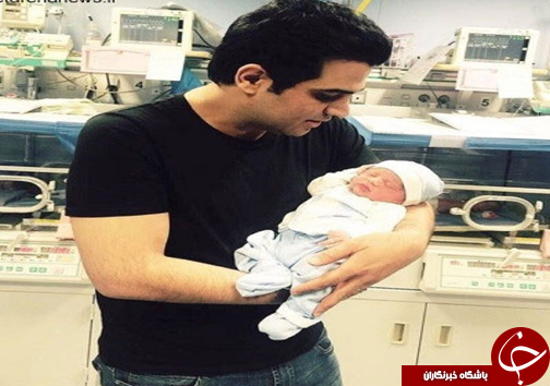 حمید عسکری پدر شد+ عکس