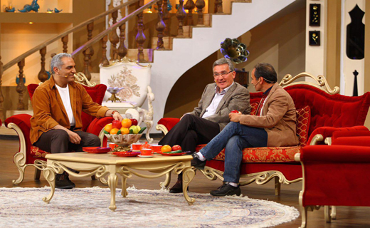 سرمربی سرخ&zwnj;ها در &laquo;دورهمی&raquo; + تصاویر