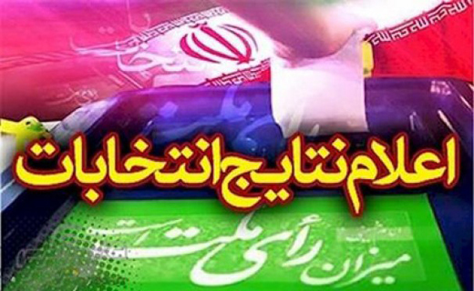 اعلام نتایج آرای حوزه های انتخابیه استان مرکزی