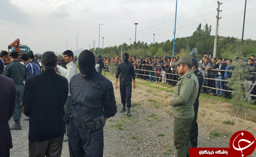 بخشش قاتل 29 ساله پای چوبه دار+ تصاویر
