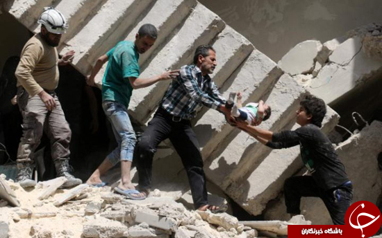 نابودی بیمارستان القدس حلب+ تصاویر