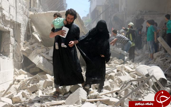 نابودی بیمارستان القدس حلب+ تصاویر