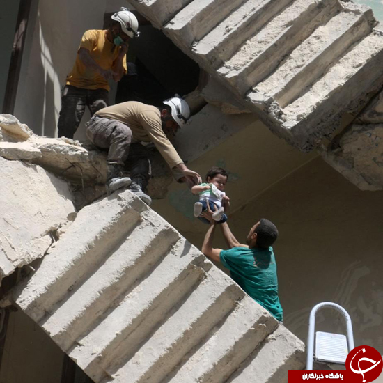 نابودی بیمارستان القدس حلب+ تصاویر