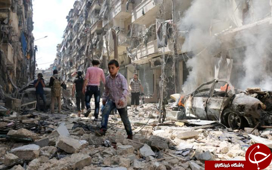 نابودی بیمارستان القدس حلب+ تصاویر