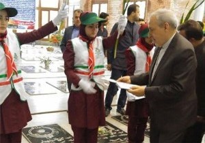 تجدید پیمان وزیر آموزش و پرورش با آرمان های شهدای رشت