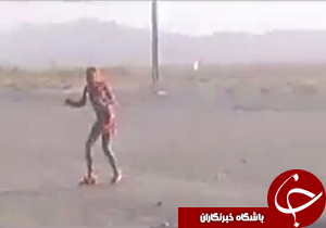 شهروندخبرنگار:انفجار خودروی حامل سوخت قاچاق راننده را هم به آتش کشید + فیلم