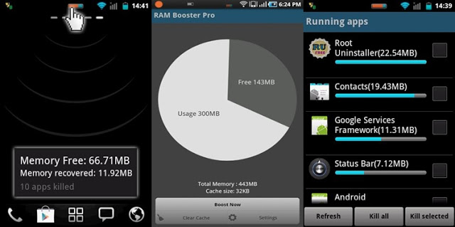 بهینه سازی سرعت گوشی با برنامه smart ram booster