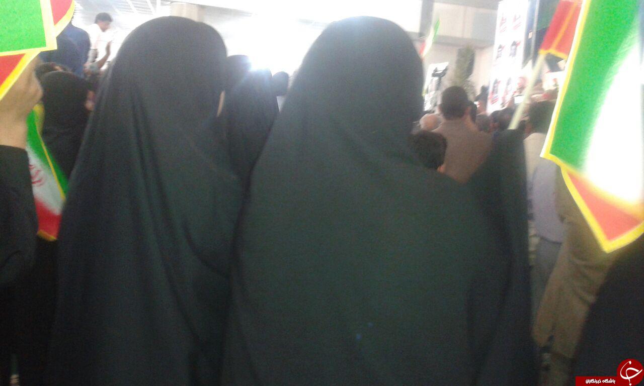 سخنرانی احمدی نژاد در مصلای جیرفت + تصاویر