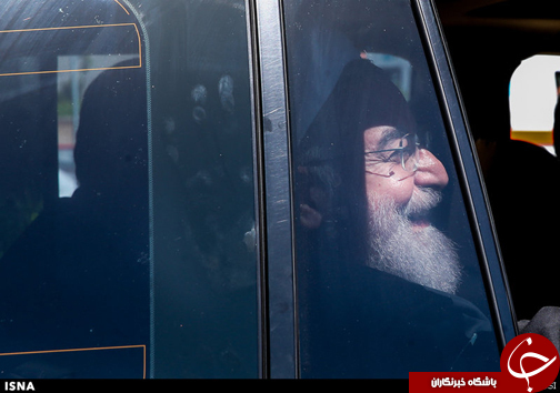 خودروی روحانی در بازدید از کارخانه مپنا+ تصاویر
