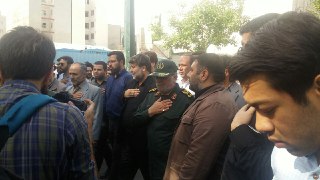 مراسم تشییع پیکر شهید 