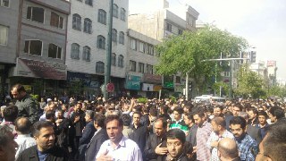 مراسم تشییع پیکر شهید 