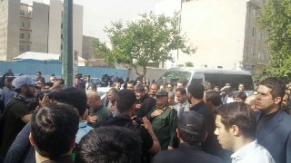 مراسم تشییع پیکر شهید 