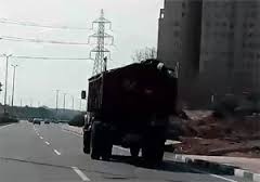 نظارت بر ماشین های حمل زباله شهرداری رامشیر