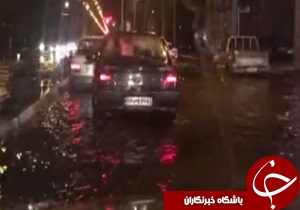 شهروندخبرنگار:خیابان&zwnj;هایی که غرق در آب شد! + فیلم