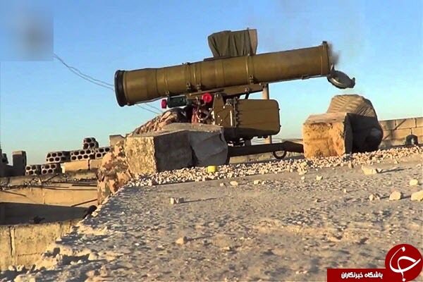 لحظه ی انفجار ماشین داعش با اسلحه ی ATGM + فیلم و عکس