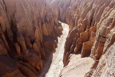 دره راگه رفسنجان یکی از پدیده های طبیعی وناشناخته ایران +عکس