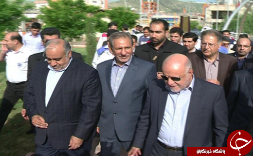 افتتاح پتروشیمی لرستان با حضور معاون اول رئیس جمهور+تصاویر