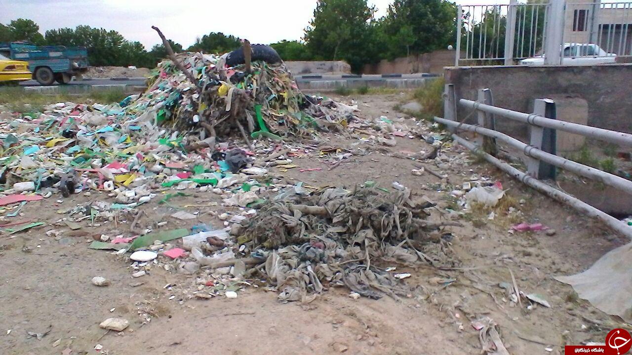 کانال فردیس کرج تبدیل به زباله&zwnj;دانی شده است + تصاویر