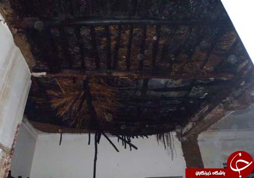 کارگاه خیاطی در محاصره آتش + تصاویر