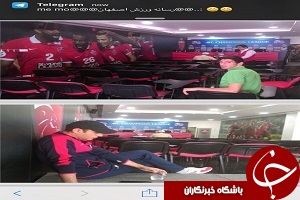 كارشكنى عربستانى ها در برگزارى كنفرانس خبرى+عکس