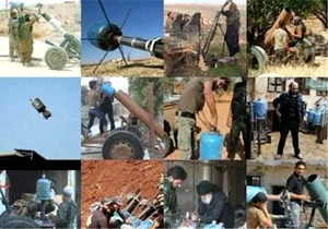 ویرانی کامل یک بیمارستان در حمله موشکی تروریست‌ها به حلب