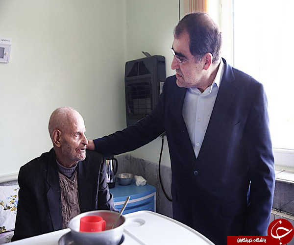 دیدار وزیر بهداشت با جزامی&zwnj;ها