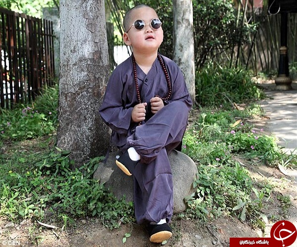 زیباترین کودک راهب بودایی +تصاویر