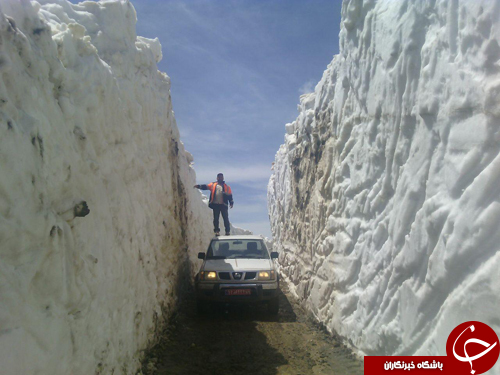 بازگشایی گردنه پیچ بن الموت