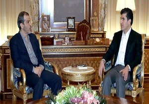 دیدار سفیر ایران در عراق با نچیروان بارزانی