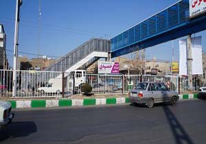 نرده کشی پل عابر پياده جاده های ارتباطی مازندران
