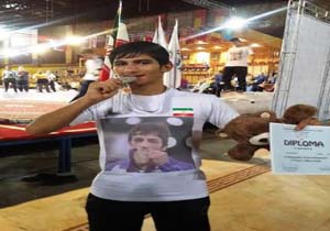 کشتی گیر ناشنوای هرمزگانی نایب قهرمان جهان شد