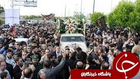 پیکر سردار شهید «علیرضا شمسی‌پور» در گلزار شهدا آرام گرفت