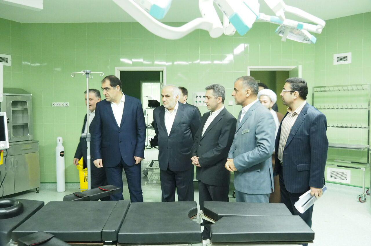 افتتاح چهارمین بیمارستان آمل توسط وزیر بهداشت + تصاویر