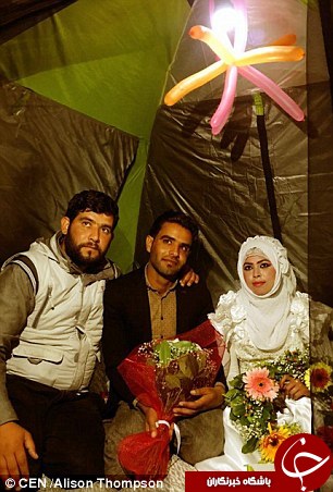 عروسی در کمپ پناهندگان سوری+تصاویر