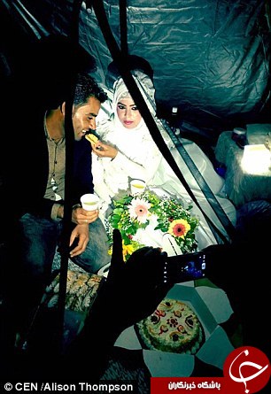عروسی در کمپ پناهندگان سوری+تصاویر