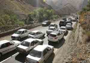 ترافیک عادی و روان در جاده های ارتباطی مازندران