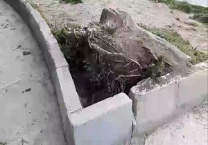 پارکی که سه سال منتظر بازسازی مانده + فیلم