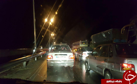 تصادف زنجیره ای در آزاد راه قزوین،کرج با 24 مصدوم +تصاویر