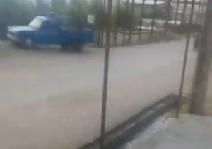 تگرگی که در روستای مورانی آمد + فیلم