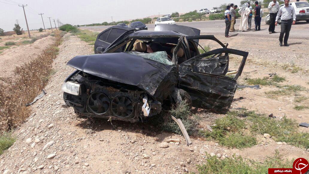 شهروندخبرنگار: تصادف مرگبار در جاده اهواز به سوسنگرد + تصاویر