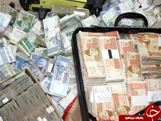 ۷ میلیون دلار در منزل وزیر پاکستانی +تصاویر