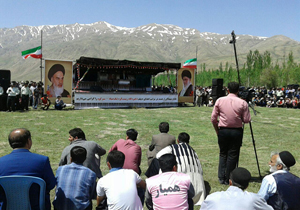 آغاز جشن ثبت جهانی و اهدای لوح ذخیره گاه زیست كره تنگ صیاد سبزكوه