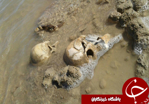 شهروندخبرنگار:تخریب قبور به علت آب ورودی چاه + تصاویر