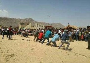 برگزاری جشنواره ورزش های بومی محلی در  روستای علی مرادی