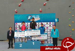 قهرمانی سنگ&zwnj;نورد ایرانی در چین